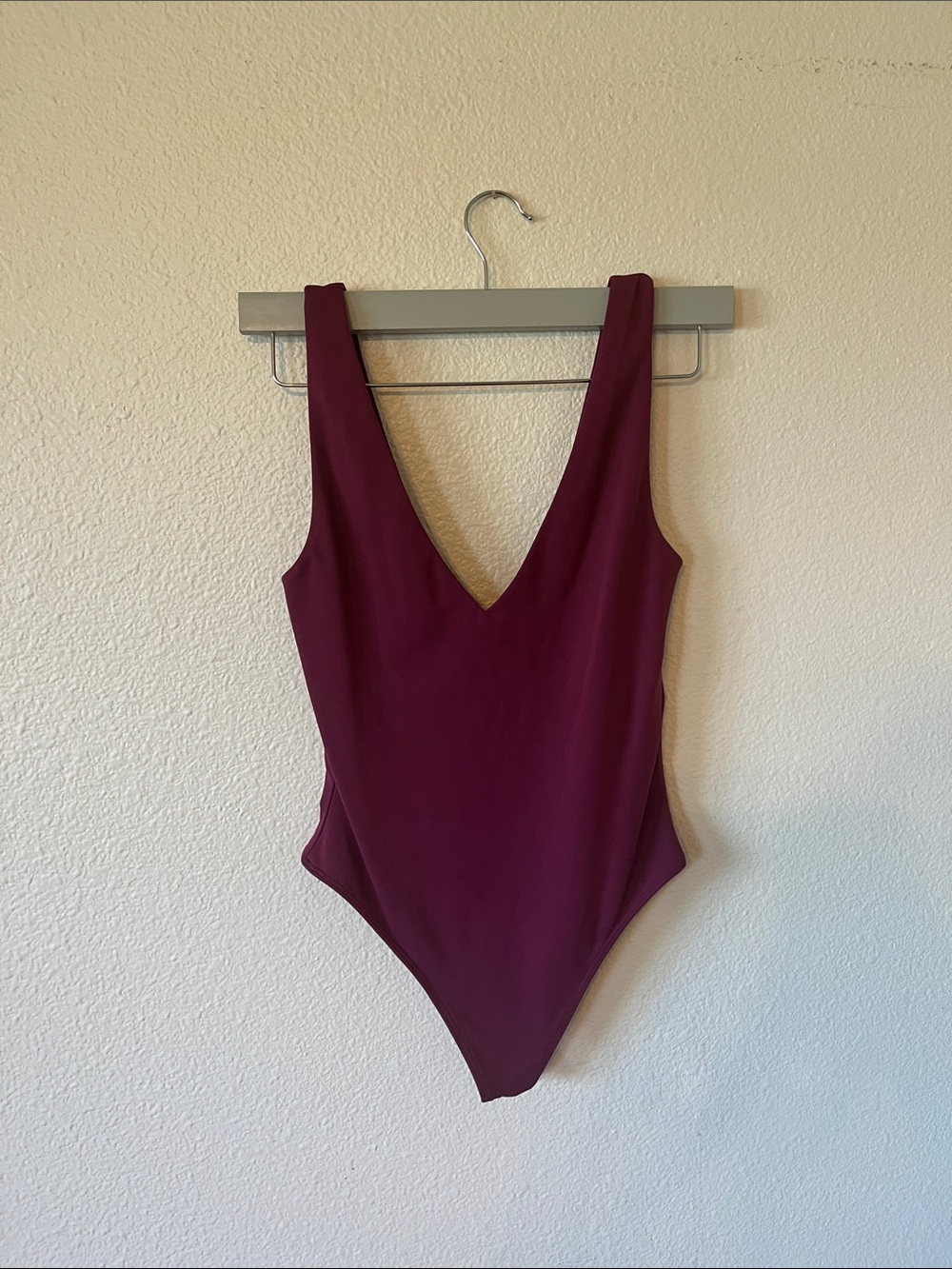 Plum Aritzia bodysuit